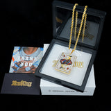 3d Iced Playing Card King Pendant ZUU KING