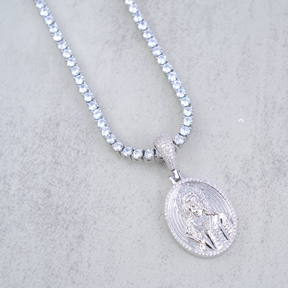 Double-sided Jesus & Virgin Mary Pendant ZUU KING