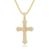 Jesus Baguette Cross Pendant ZUU KING