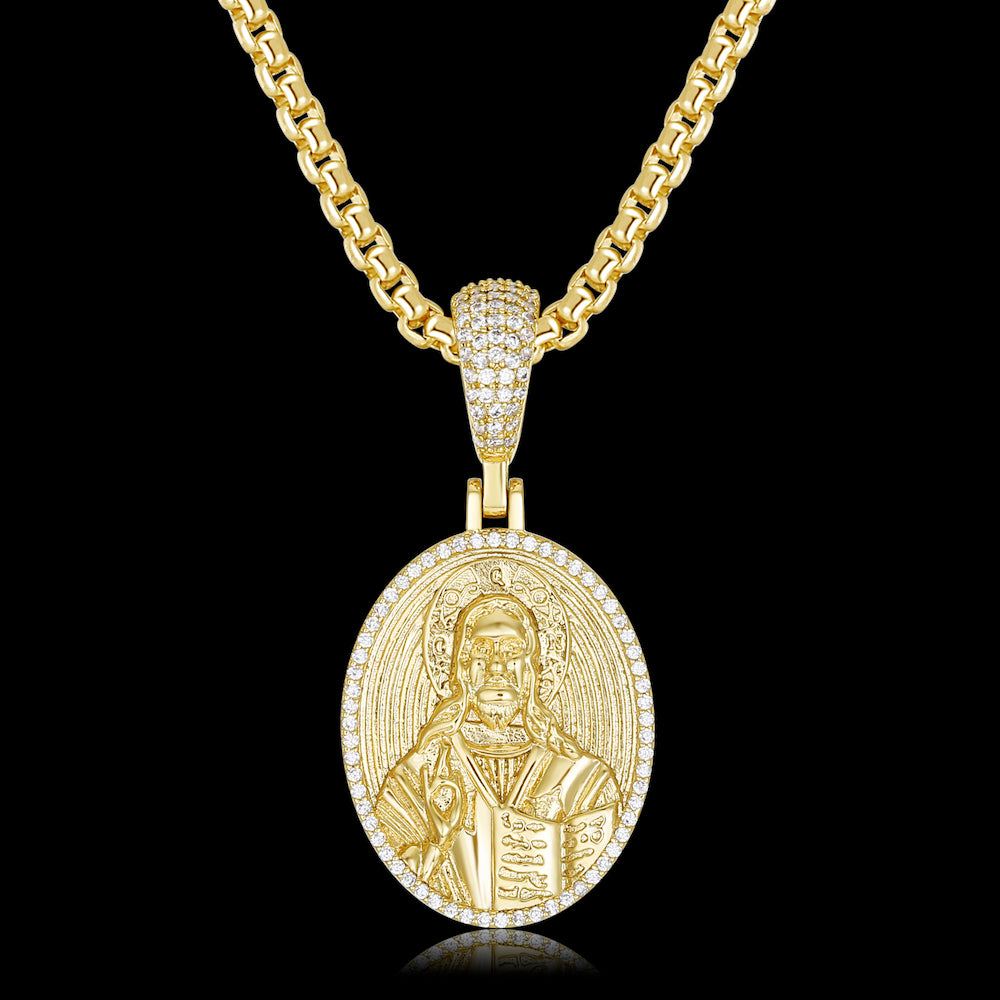 Double-sided Jesus & Virgin Mary Pendant ZUU KING