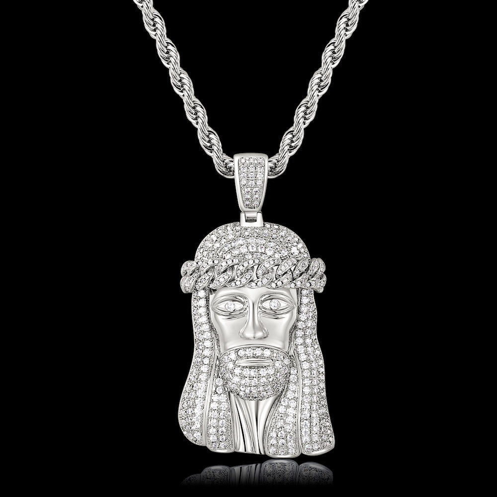 Iced Large Jesus Pendant ZUU KING