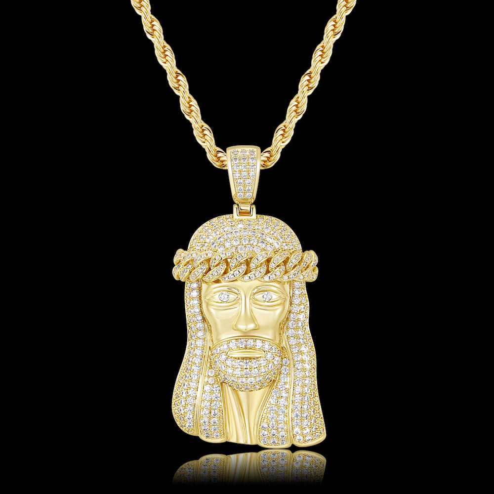 Iced Large Jesus Pendant ZUU KING