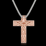 Jesus Crucifix Baguette Cross  Pendant ZUU KING