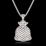 Iced Money Bag Pendant ZUU KING