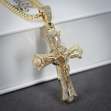 Jesus Baguette Cross Pendant ZUU KING