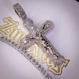 Iced Aaa Cz Jesus Cross Pendant ZUU KING