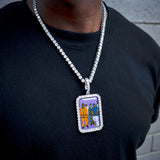 Big 3d Rectangle Custom Picture Pendant ZUU KING