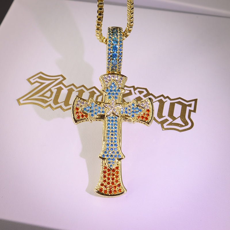 Colored Cross Pendant ZUU KING