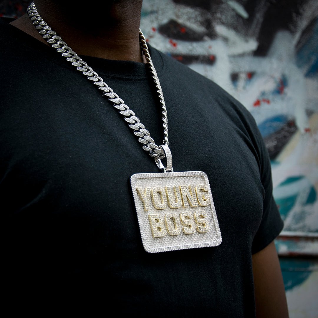 NBA YOUNGBOY custom made chain and pendant by Shyne