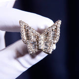 Gold-plated Micro-inlay Aaa Cz Butterfly Ring ZUU KING