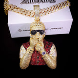 Iced 3d Rapper Pendant ZUU KING