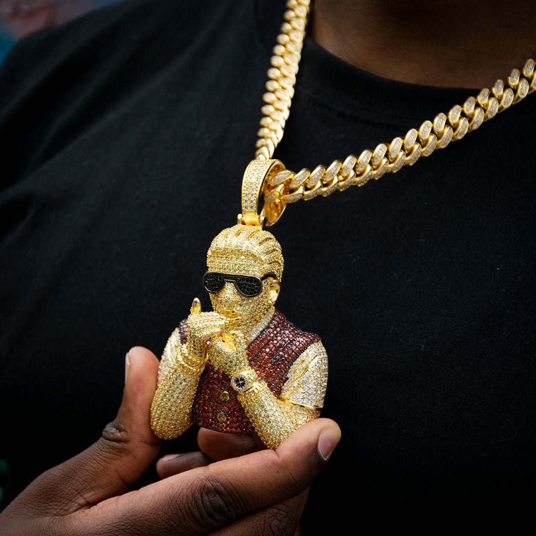 Iced 3d Rapper Pendant ZUU KING