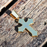 Iced 3d Solid Cross Pendant ZUU KING