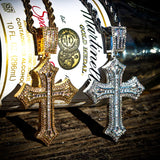 Iced 3d Solid Cross Pendant ZUU KING