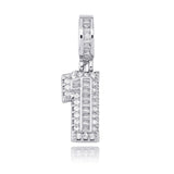 Iced Aaa Cz 1-9 Number Pendant ZUU KING