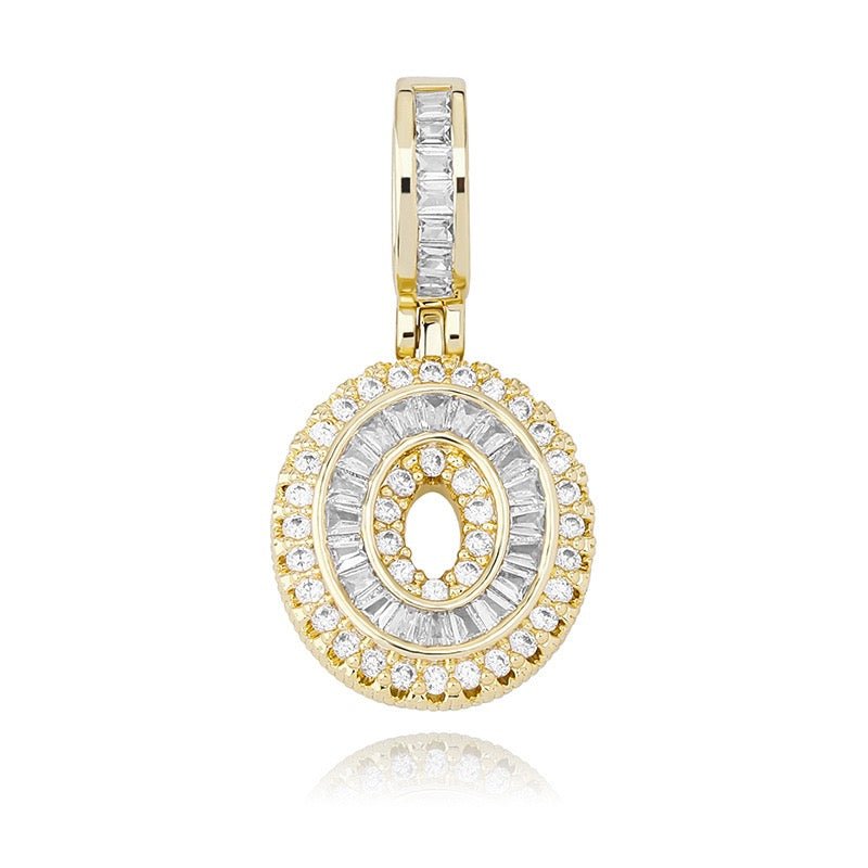 Iced Aaa Cz 1-9 Number Pendant ZUU KING