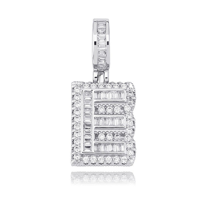 Iced Aaa Cz 26 Letter Pendant ZUU KING