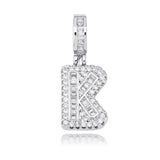 Iced Aaa Cz 26 Letter Pendant ZUU KING