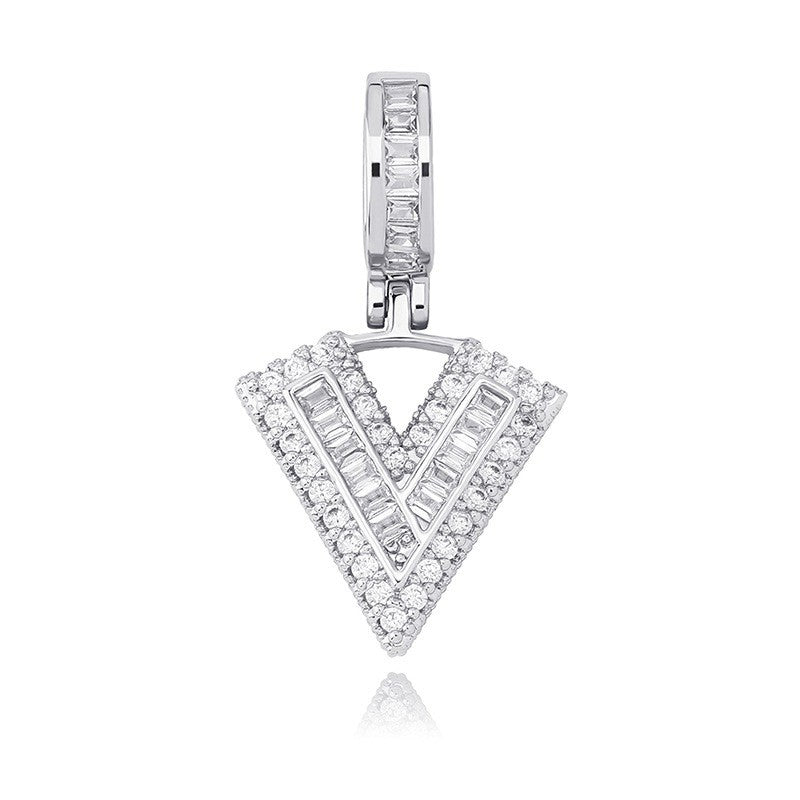 Iced Aaa Cz 26 Letter Pendant ZUU KING