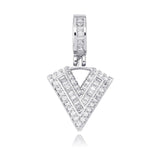 Iced Aaa Cz 26 Letter Pendant ZUU KING