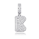 Iced Aaa Cz 26 Letter Pendant ZUU KING