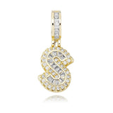 Iced Aaa Cz 26 Letter Pendant ZUU KING