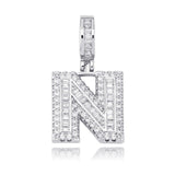 Iced Aaa Cz 26 Letter Pendant ZUU KING