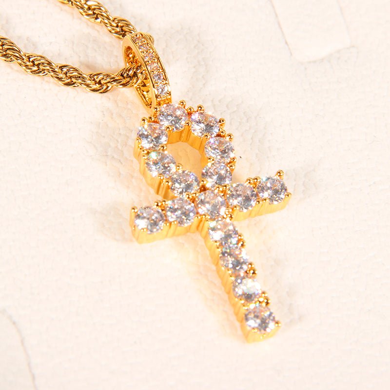 Iced Aaa Cz Classics Cross Pendant ZUU KING