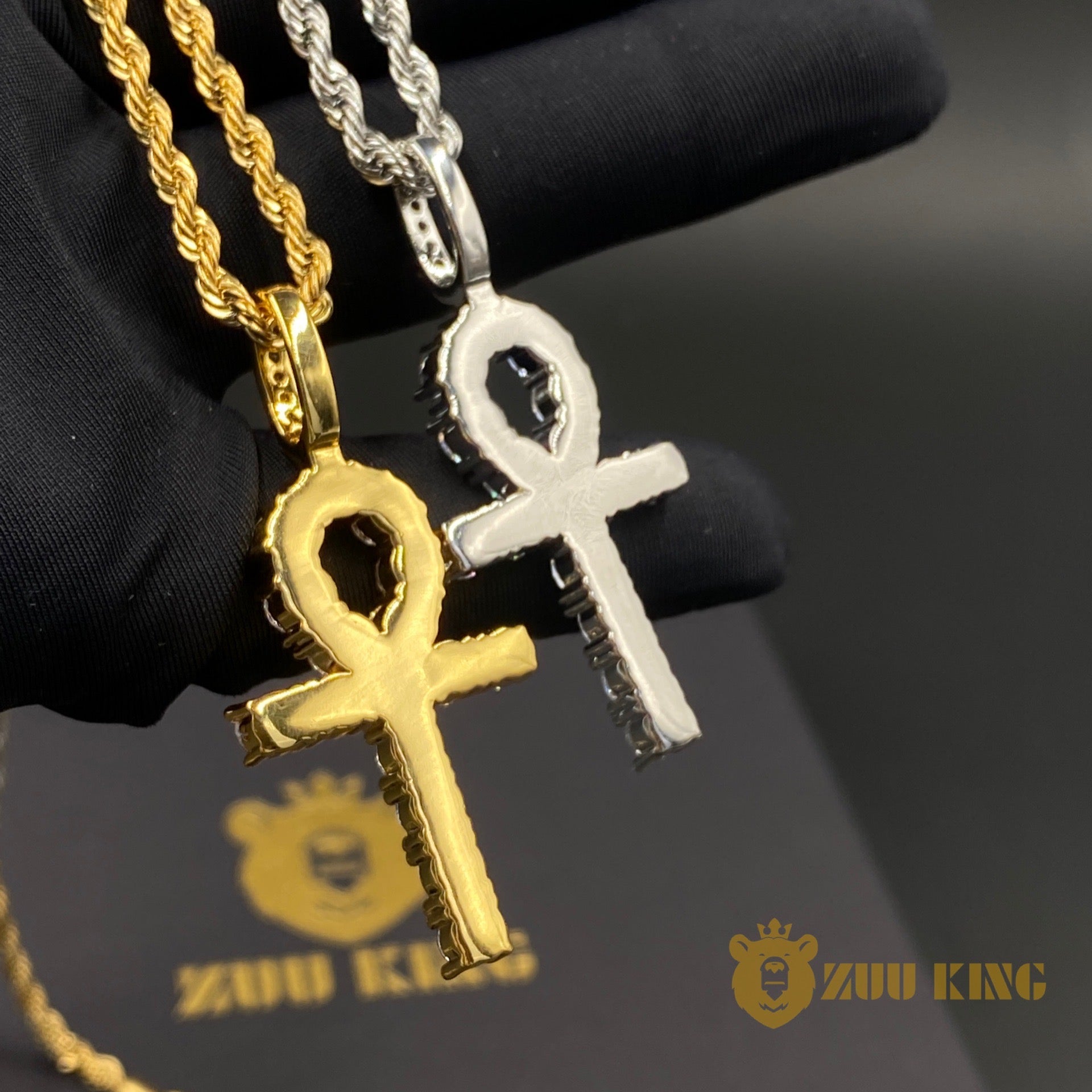 Iced Aaa Cz Classics Cross Pendant ZUU KING