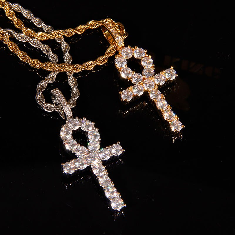 Iced Aaa Cz Classics Cross Pendant ZUU KING