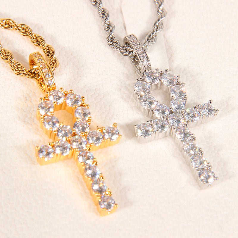 Iced Aaa Cz Classics Cross Pendant ZUU KING