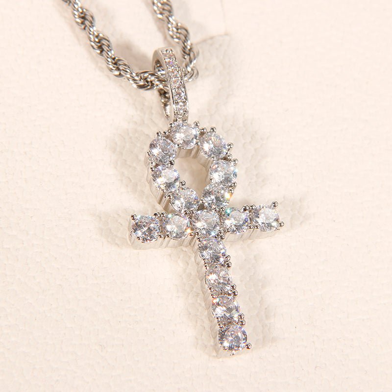 Iced Aaa Cz Classics Cross Pendant ZUU KING