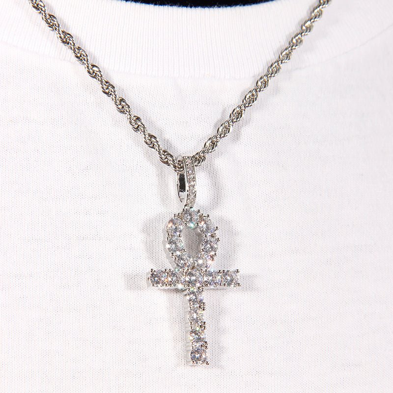 Iced Aaa Cz Classics Cross Pendant ZUU KING