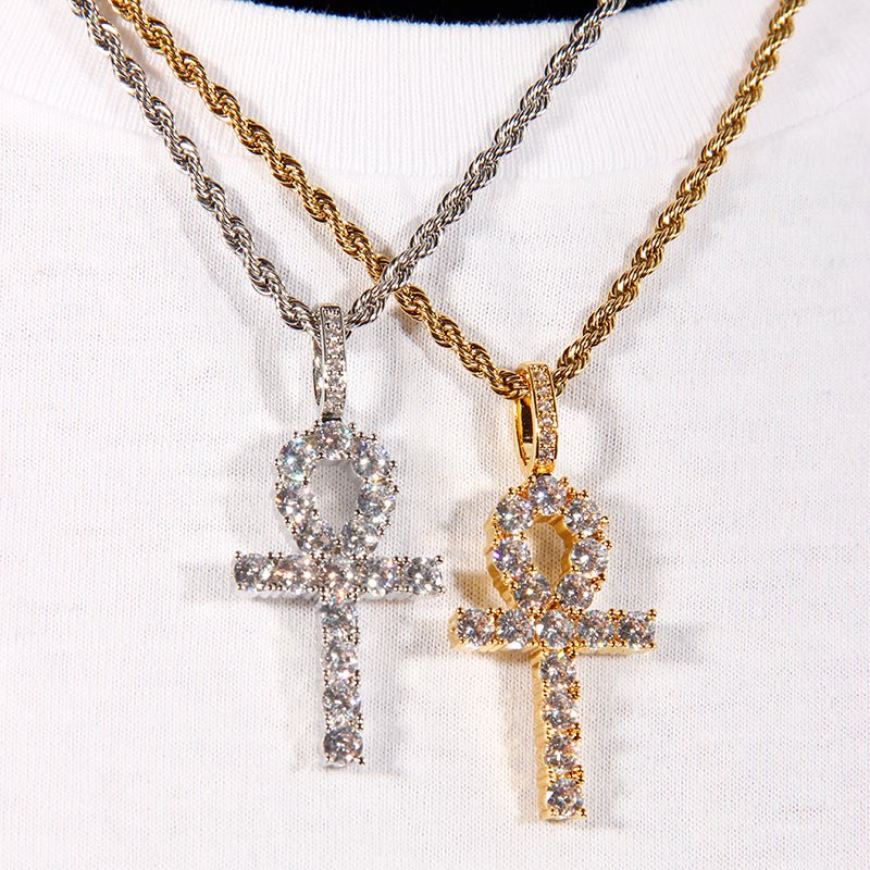 Iced Aaa Cz Classics Cross Pendant ZUU KING