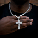 Iced Aaa Cz Jesus Cross Pendant ZUU KING