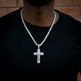 Iced Aaa Cz Jesus Cross Pendant ZUU KING