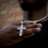 Iced Aaa Cz Jesus Cross Pendant ZUU KING