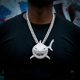 Iced Big Shark Pendant ZUU KING