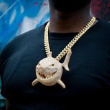 Iced Big Shark Pendant ZUU KING