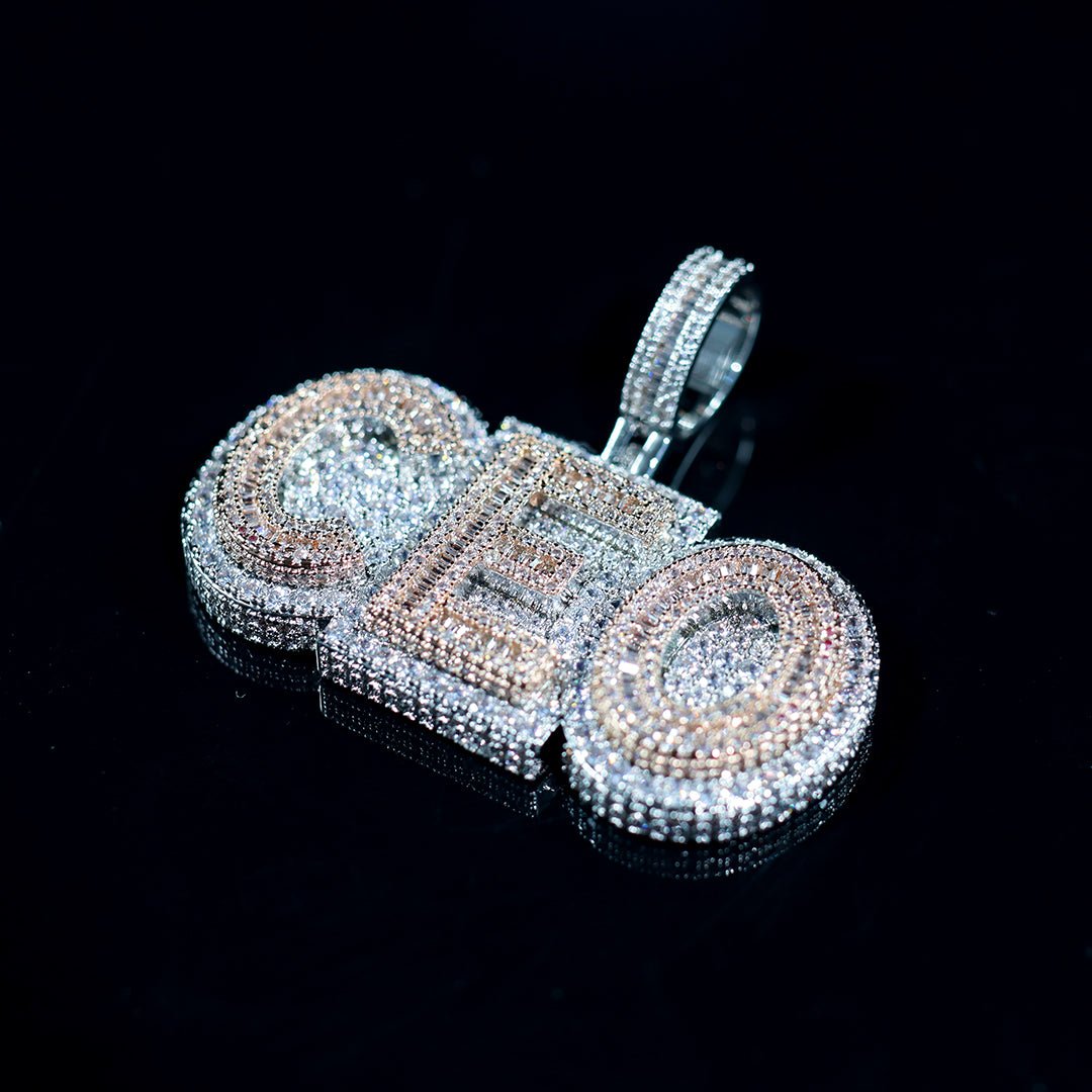 Iced Ceo Baguette Pendant ZUU KING