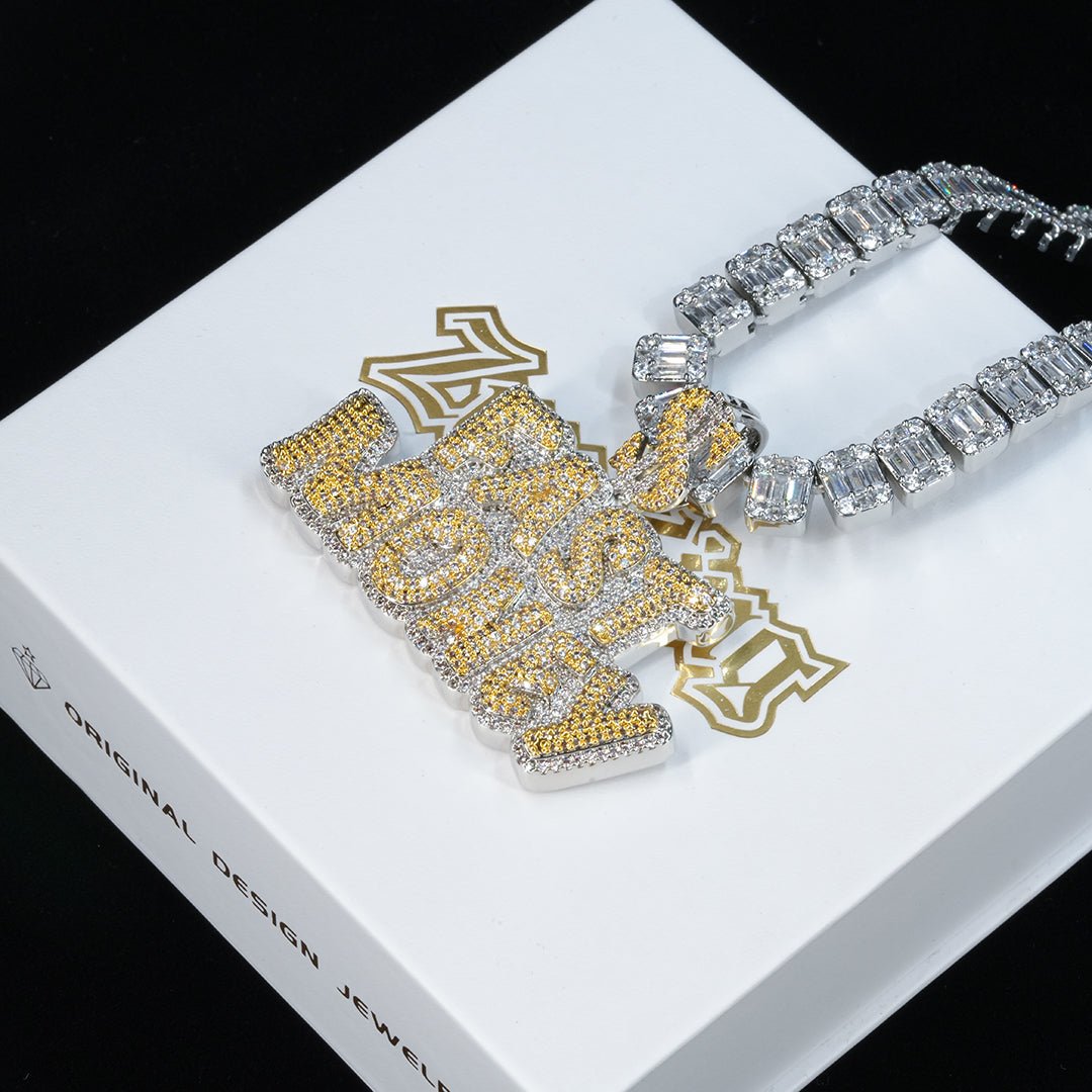 Iced Fast Money Dollar Sign Pendant ZUU KING