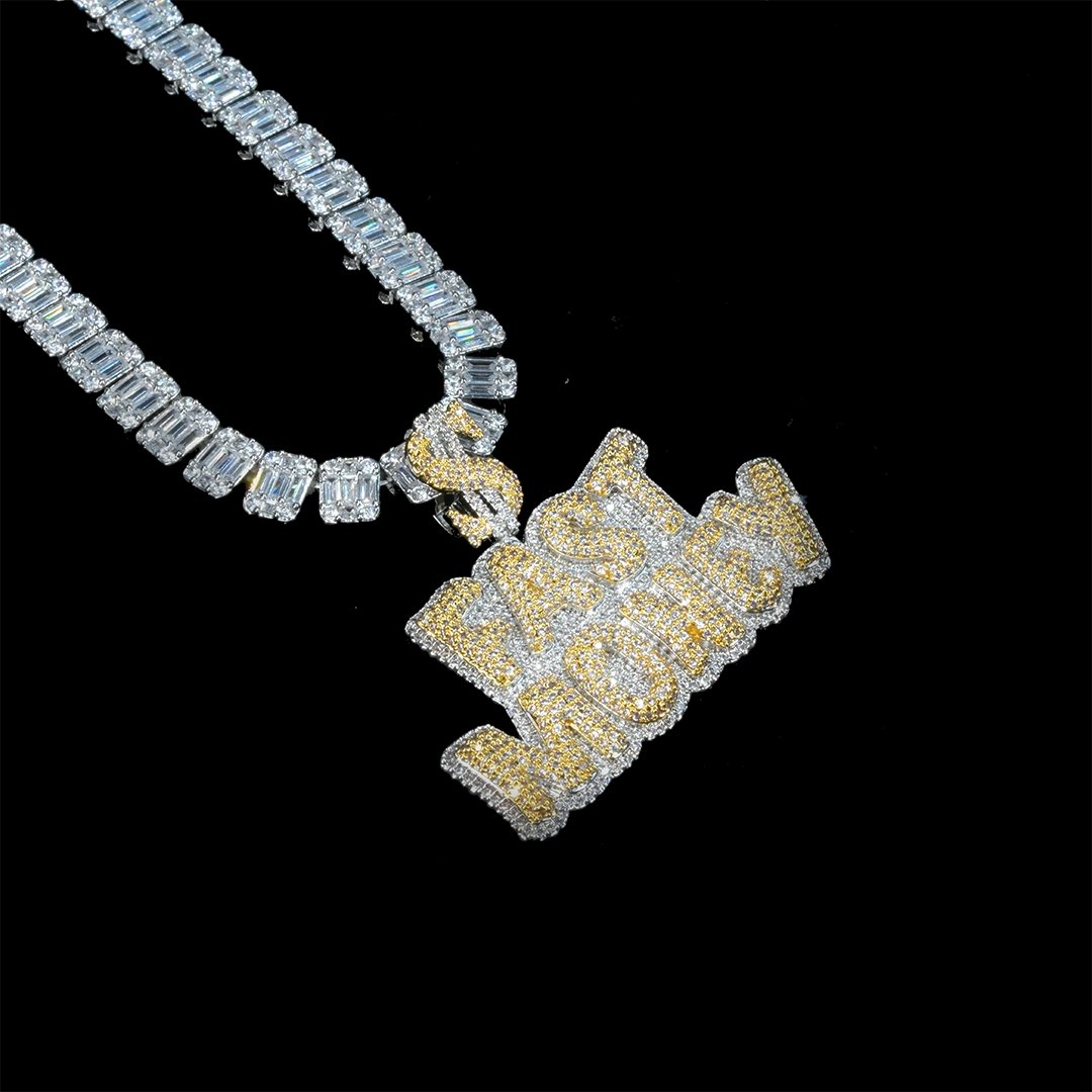 Iced Fast Money Dollar Sign Pendant ZUU KING