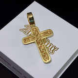 Iced Luminous Cross Jesus Pendant ZUU KING