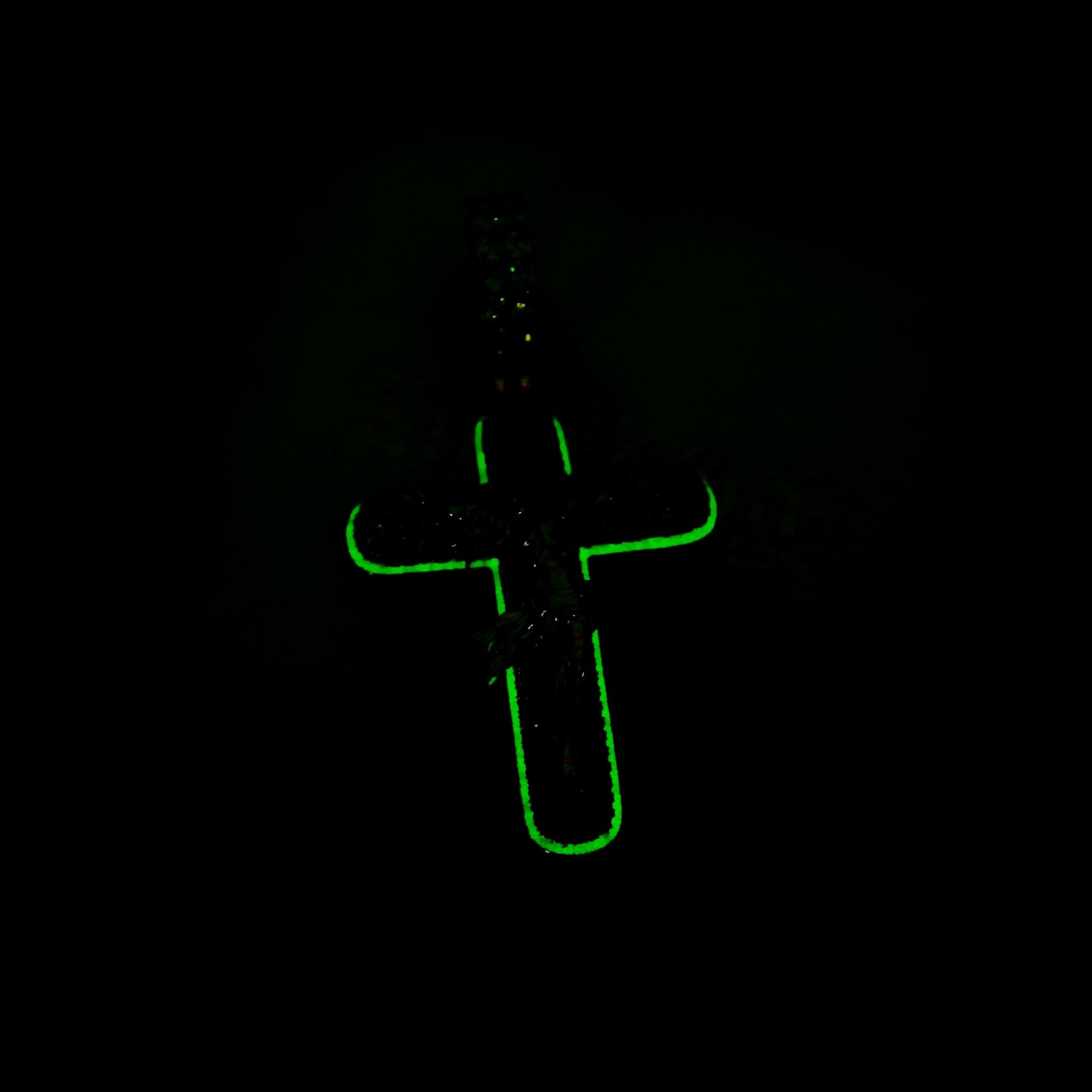 Iced Luminous Cross Jesus Pendant ZUU KING