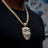 Iced Mask Pendant ZUU KING