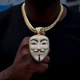 Iced Mask Pendant ZUU KING