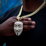 Iced Mask Pendant ZUU KING