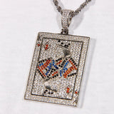 Iced Poker Pendant ZUU KING