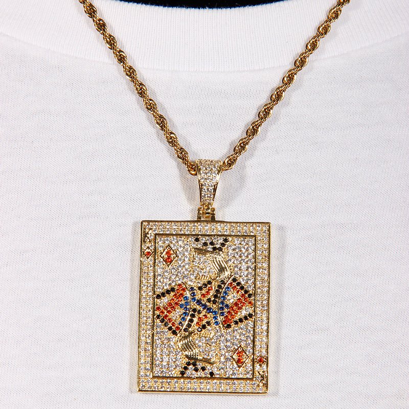 Iced Poker Pendant ZUU KING