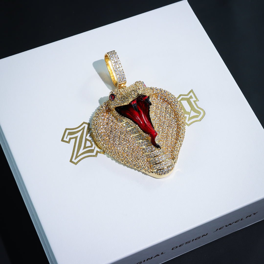 Iced Snake Pendant ZUU KING